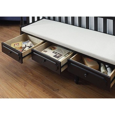 Mcquaid Transitional Fabric Seat Storage Bench Dark Walnut - HOMES: Inside + Out 5 Mcquaid Transitional Fabric Seat Storage Bench Dark Walnut - HOMES: Inside + Out - Image 3