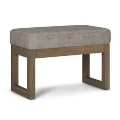 Small Madison Footstool Ottoman Bench - WyndenHall Gray 31 Small Madison Footstool Ottoman Bench - WyndenHall Gray -Ottomans Official Shop unnamed file 788