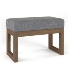 Small Madison Footstool Ottoman Bench - WyndenHall Gray 32 Small Madison Footstool Ottoman Bench - WyndenHall Gray -Ottomans Official Shop unnamed file 789