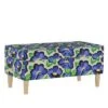 Storage bench in Carla Floral Blue - Skyline Furniture 2 Storage bench in Carla Floral Blue - Skyline Furniture -Ottomans Official Shop unnamed file 7893