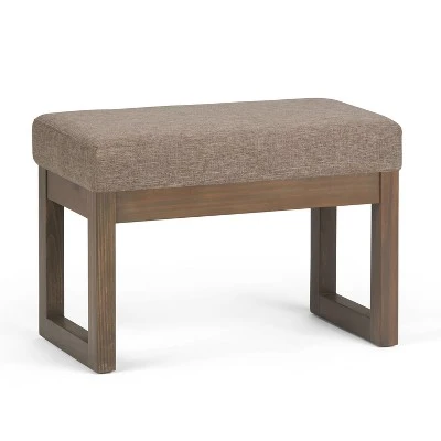 Small Madison Footstool Ottoman Bench - WyndenHall Gray 16 Small Madison Footstool Ottoman Bench - WyndenHall Gray - Image 14