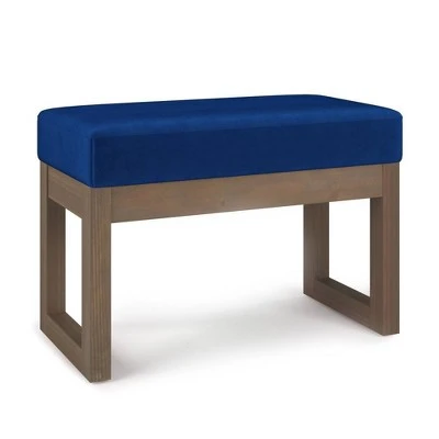 Small Madison Footstool Ottoman Bench - WyndenHall Gray 19 Small Madison Footstool Ottoman Bench - WyndenHall Gray - Image 17
