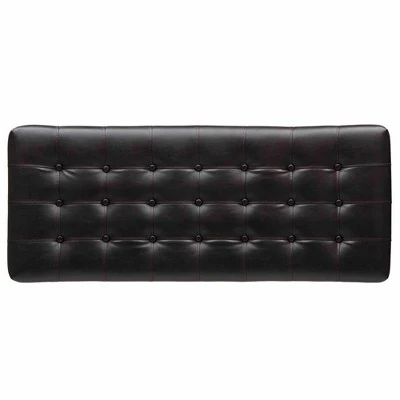 Ekron Storage Bench Bi - Cast Vinyl Dark Brown Inspire Q 7 Ekron Storage Bench Bi - Cast Vinyl Dark Brown Inspire Q - Image 5