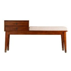 Rafael Upholstered Storage Bench Brown - Aiden Lane -Ottomans Official Shop unnamed file 7938