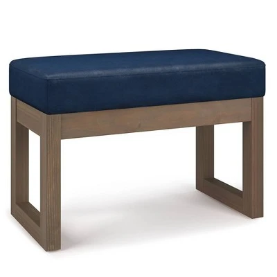 Small Madison Footstool Ottoman Bench - WyndenHall Gray 20 Small Madison Footstool Ottoman Bench - WyndenHall Gray - Image 18