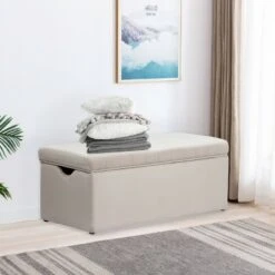 Cameron Lift Top Storage Bench Velvet Cream - ACEssentials -Ottomans Official Shop unnamed file 7948