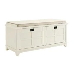 Adler Entryway Storage Bench - Crosley White -Ottomans Official Shop unnamed file 7984