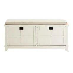 Adler Entryway Storage Bench - Crosley White -Ottomans Official Shop unnamed file 7986