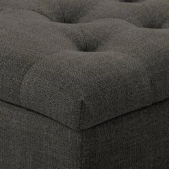 Boston Tufted Fabric Storage Ottoman Dark Gray - CorLiving 15 Boston Tufted Fabric Storage Ottoman Dark Gray - CorLiving -Ottomans Official Shop unnamed file 8011