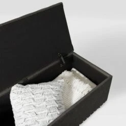 Boston Tufted Fabric Storage Ottoman Dark Gray - CorLiving 17 Boston Tufted Fabric Storage Ottoman Dark Gray - CorLiving -Ottomans Official Shop unnamed file 8013