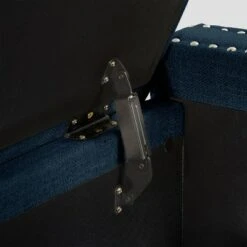 Boston Fabric Storage Ottoman Navy Blue - CorLiving -Ottomans Official Shop unnamed file 8022