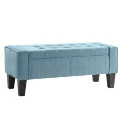 Baytown Storage Bench - OSP Home Furnishings Blue Smok -Ottomans Official Shop unnamed file 8036