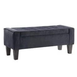 Baytown Storage Bench - OSP Home Furnishings Blue Smok -Ottomans Official Shop unnamed file 8037