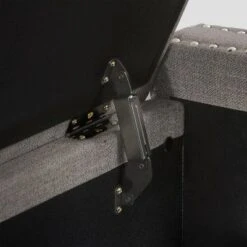 Boston Storage Fabric Ottoman Light Gray - CorLiving -Ottomans Official Shop unnamed file 8045