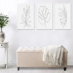 Boston Tufted Fabric Storage Ottoman Beige - CorLiving -Ottomans Official Shop unnamed file 8050