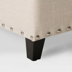 Boston Tufted Fabric Storage Ottoman Beige - CorLiving -Ottomans Official Shop unnamed file 8056