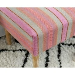 Fagan Bench Pink Stripe - Linon -Ottomans Official Shop unnamed file 806