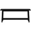 Decor Therapy Kyoto Wooden Bench - Décor Therapy Black