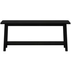 Decor Therapy Kyoto Wooden Bench - Décor Therapy Black