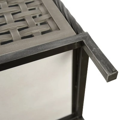 Wood Storage Bench with Basket Drawers Gray - Decor Therapy 9 Wood Storage Bench with Basket Drawers Gray - Decor Therapy - Image 7