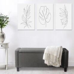 Boston Storage Fabric Ottoman Dark Gray - CorLiving -Ottomans Official Shop unnamed file 8091