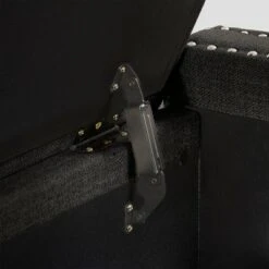 Boston Storage Fabric Ottoman Dark Gray - CorLiving -Ottomans Official Shop unnamed file 8095