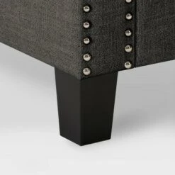 Boston Storage Fabric Ottoman Dark Gray - CorLiving -Ottomans Official Shop unnamed file 8096