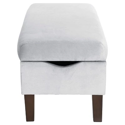 Skyline Bedroom Velvet Storage Bench - Skyline Furniture 3 Skyline Bedroom Velvet Storage Bench - Skyline Furniture - Image 2