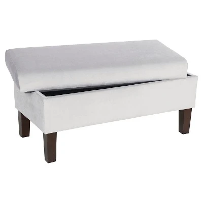 Skyline Bedroom Velvet Storage Bench - Skyline Furniture 4 Skyline Bedroom Velvet Storage Bench - Skyline Furniture - Image 3