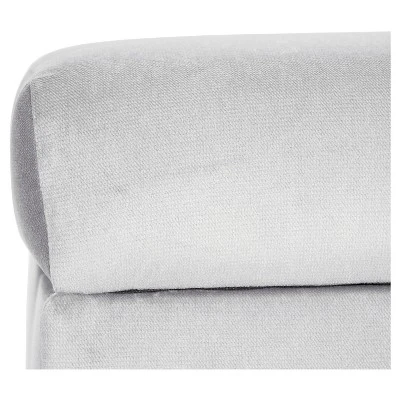 Skyline Bedroom Velvet Storage Bench - Skyline Furniture 5 Skyline Bedroom Velvet Storage Bench - Skyline Furniture - Image 4