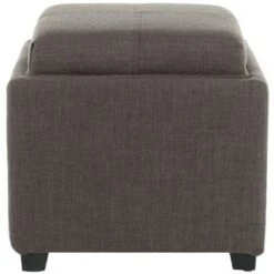 Harrison Tray Storage Ottoman - Safavieh Charcoal Gray -Ottomans Official Shop unnamed file 8139