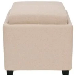 Harrison Tray Storage Ottoman - Safavieh Charcoal Gray -Ottomans Official Shop unnamed file 8147