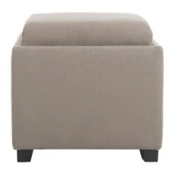Harrison Tray Storage Ottoman - Safavieh Charcoal Gray -Ottomans Official Shop unnamed file 8148