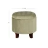 Large Round Tufted Storage Ottoman - HomePop Burgundy -Ottomans Official Shop unnamed file 8182