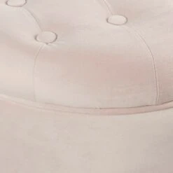 Velvet Tufted Round Storage Ottoman Pink Blush - HomePop 10 Velvet Tufted Round Storage Ottoman Pink Blush - HomePop -Ottomans Official Shop unnamed file 8206