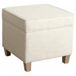 Cole Classics Square Storage Ottoman with Lift Off Top - HomePop Linen -Ottomans Official Shop unnamed file 8214