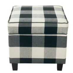 Cole Classics Square Storage Ottoman with Lift Off Top - HomePop Linen -Ottomans Official Shop unnamed file 8220