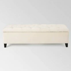 Ottilie Storage Ottoman - Christopher Knight Home Light Blue -Ottomans Official Shop unnamed file 8295
