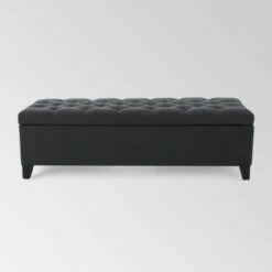 Ottilie Storage Ottoman - Christopher Knight Home Light Blue -Ottomans Official Shop unnamed file 8298