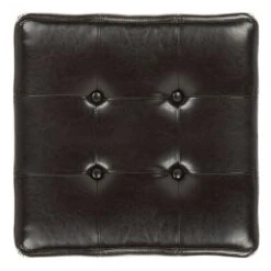 Maiden Square Tufted Storage Ottoman - Safavieh Black -Ottomans Official Shop unnamed file 8333
