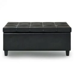 Elliot Lift Top Rectangular Storage Ottoman Midnight Black - WyndenHall -Ottomans Official Shop unnamed file 8372