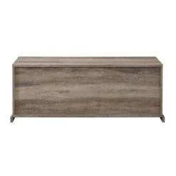 48" Modern Farmhouse Sliding Door Wood Bench - Saracina Home White/rustic Oak -Ottomans Official Shop unnamed file 843