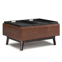 Small Ethan Tray Top Coffee Table Storage Ottoman - WyndenHall Saddle Brown 23 Small Ethan Tray Top Coffee Table Storage Ottoman - WyndenHall Saddle Brown -Ottomans Official Shop unnamed file 8470