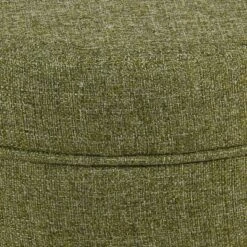 Round Storage Ottoman - Homepop Teal -Ottomans Official Shop unnamed file 8474