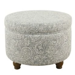 Storage Ottoman - HomePop Black/white -Ottomans Official Shop unnamed file 8489