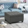 Isabella Contemporary Tufted Fabric Storage Ottoman - Christopher Knight Home Navy Blue/dark Brown -Ottomans Official Shop unnamed file 8496
