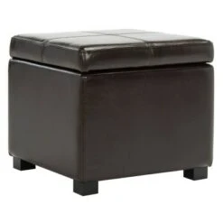 Madison Square Storage Ottoman - Safavieh Brown -Ottomans Official Shop unnamed file 8511