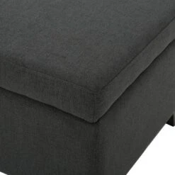York Storage Ottoman - Christopher Knight Home Dark Gray 10 York Storage Ottoman - Christopher Knight Home Dark Gray -Ottomans Official Shop unnamed file 8528