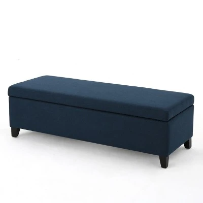 York Storage Ottoman - Christopher Knight Home Dark Gray 7 York Storage Ottoman - Christopher Knight Home Dark Gray - Image 5