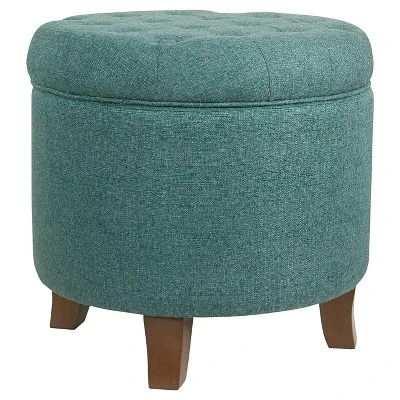 Boho Tufted Storage Ottoman - HomePop Purple 5 Boho Tufted Storage Ottoman - HomePop Purple - Image 3